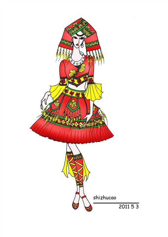 壮族姑娘的华美服饰 样式与文化内涵